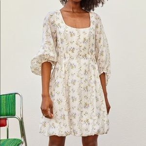 NWT H&M x Brock Collection Floral Dress S